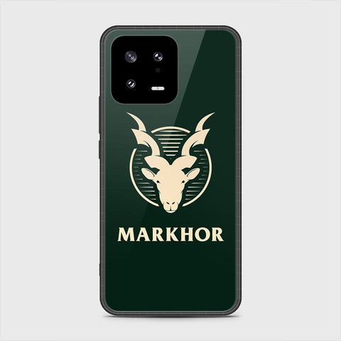 Xiaomi 13 Cover- Markhor Series - HQ Ultra Shine Premium Infinity Glass Soft Silicon Borders Case