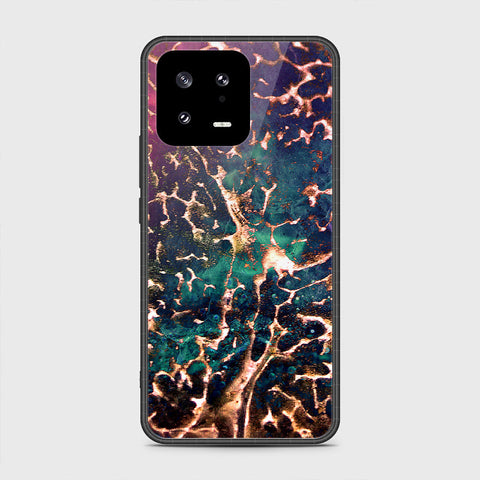 Xiaomi 13 Cover- Colorful Marble Series - HQ Ultra Shine Premium Infinity Glass Soft Silicon Borders Case
