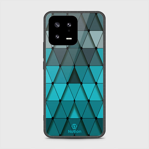 Xiaomi 13 Cover- Onation Pyramid Series - HQ Ultra Shine Premium Infinity Glass Soft Silicon Borders Case