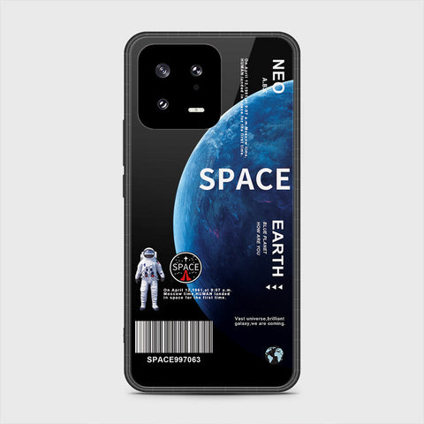 Xiaomi 13 Cover- Limitless Series - HQ Ultra Shine Premium Infinity Glass Soft Silicon Borders Case