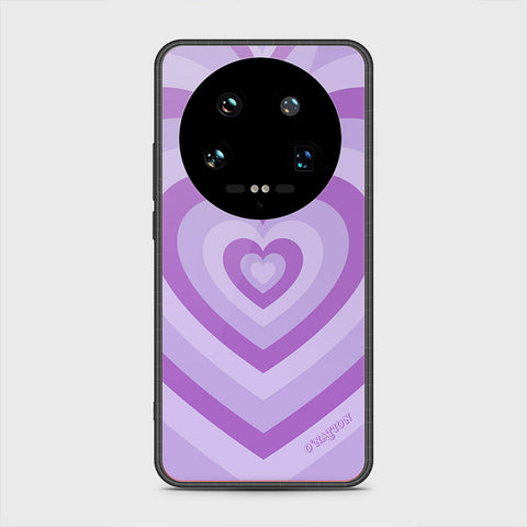 Xiaomi 14 Ultra Cover- O'Nation Heartbeat Series - HQ Ultra Shine Premium Infinity Glass Soft Silicon Borders Case