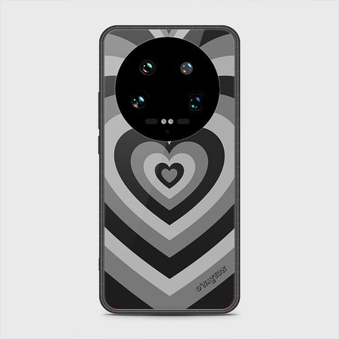 Xiaomi 14 Ultra Cover- O'Nation Heartbeat Series - HQ Ultra Shine Premium Infinity Glass Soft Silicon Borders Case