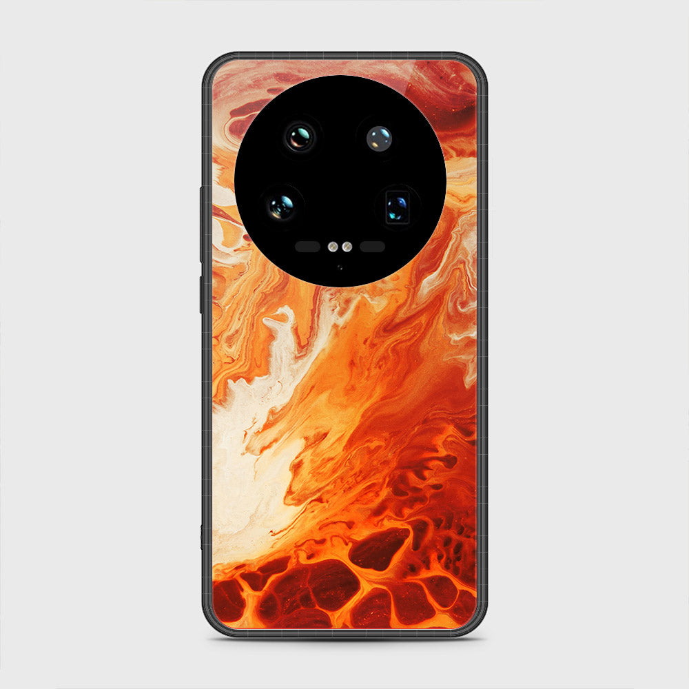 Xiaomi 14 Ultra Cover- Mystic Marble Series - HQ Ultra Shine Premium Infinity Glass Soft Silicon Borders Case