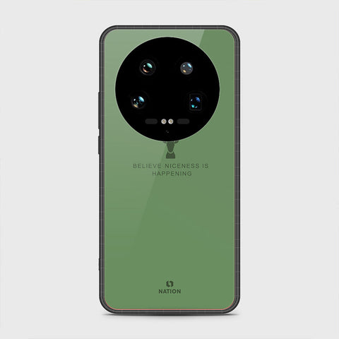 Xiaomi 14 Ultra Cover- Nice Series - HQ Ultra Shine Premium Infinity Glass Soft Silicon Borders Case