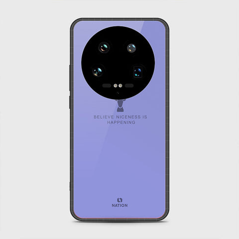 Xiaomi 14 Ultra Cover- Nice Series - HQ Ultra Shine Premium Infinity Glass Soft Silicon Borders Case