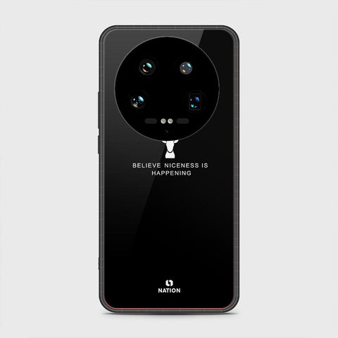 Xiaomi 14 Ultra Cover- Nice Series - HQ Ultra Shine Premium Infinity Glass Soft Silicon Borders Case