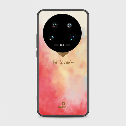 Xiaomi 14 Ultra Cover- Onation Heart Series - HQ Ultra Shine Premium Infinity Glass Soft Silicon Borders Case