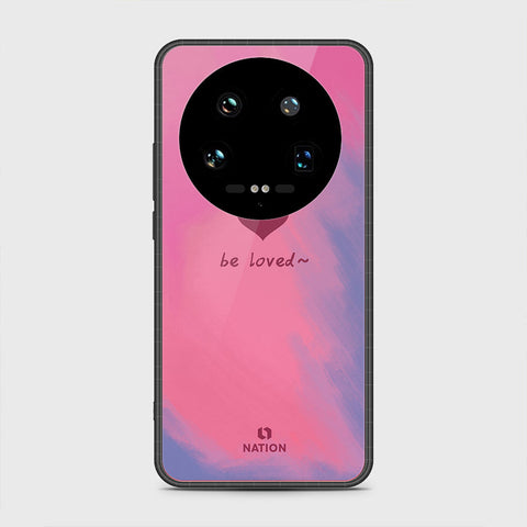 Xiaomi 14 Ultra Cover- Onation Heart Series - HQ Ultra Shine Premium Infinity Glass Soft Silicon Borders Case