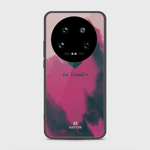 Xiaomi 14 Ultra Cover- Onation Heart Series - HQ Ultra Shine Premium Infinity Glass Soft Silicon Borders Case