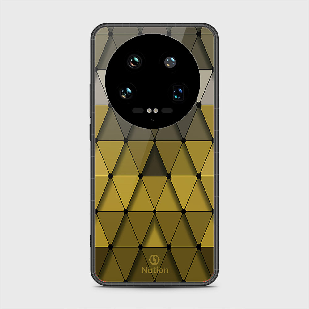 Xiaomi 14 Ultra Cover- Onation Pyramid Series - HQ Ultra Shine Premium Infinity Glass Soft Silicon Borders Case