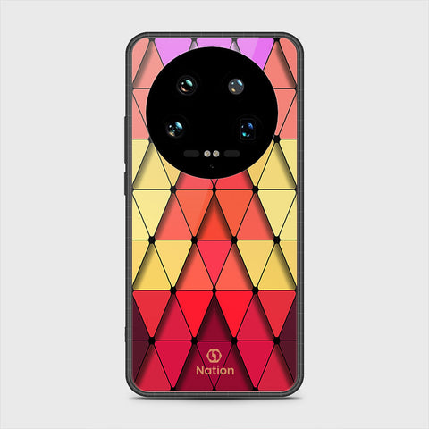 Xiaomi 14 Ultra Cover- Onation Pyramid Series - HQ Ultra Shine Premium Infinity Glass Soft Silicon Borders Case