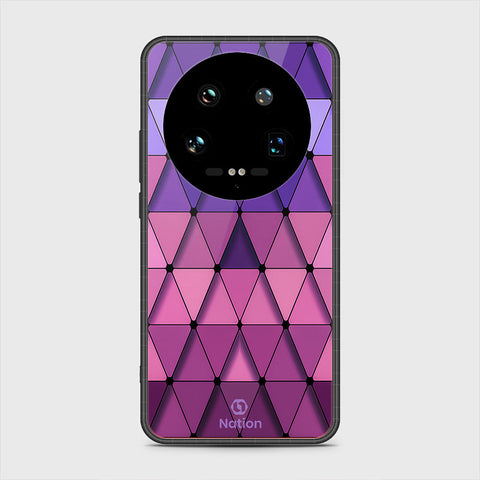 Xiaomi 14 Ultra Cover- Onation Pyramid Series - HQ Ultra Shine Premium Infinity Glass Soft Silicon Borders Case