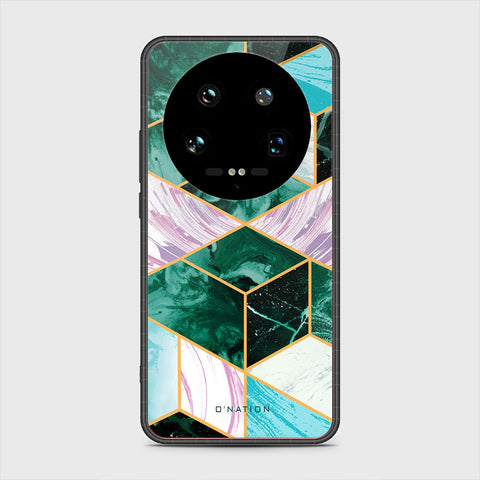 Xiaomi 14 Ultra Cover- O'Nation Shades of Marble Series - HQ Ultra Shine Premium Infinity Glass Soft Silicon Borders Case