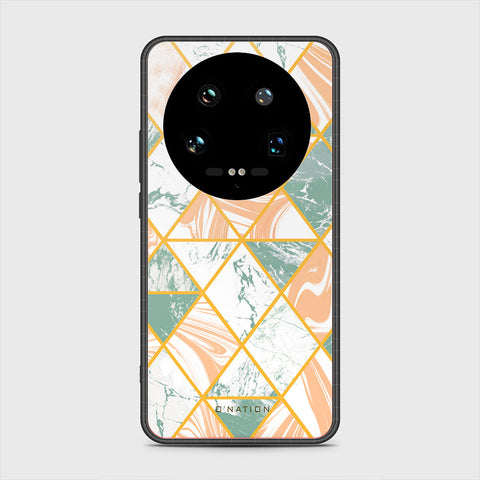 Xiaomi 14 Ultra Cover- O'Nation Shades of Marble Series - HQ Ultra Shine Premium Infinity Glass Soft Silicon Borders Case