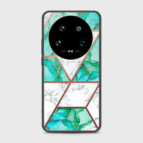 Xiaomi 14 Ultra Cover- O'Nation Shades of Marble Series - HQ Ultra Shine Premium Infinity Glass Soft Silicon Borders Case
