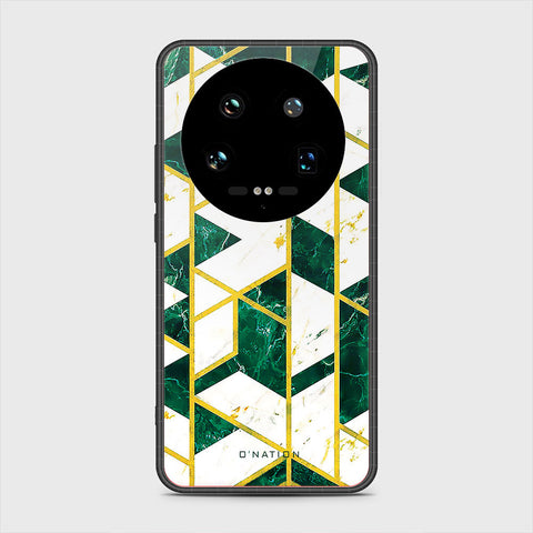 Xiaomi 14 Ultra Cover- O'Nation Shades of Marble Series - HQ Ultra Shine Premium Infinity Glass Soft Silicon Borders Case