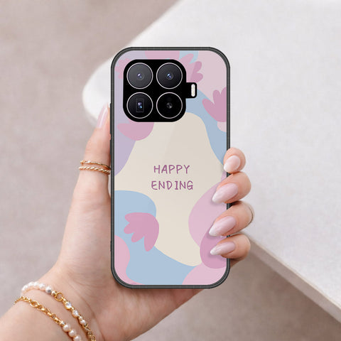 Xiaomi 17T Cover - Happy Series - HQ Ultra Shine Premium Infinity Glass Soft Silicon Borders Case