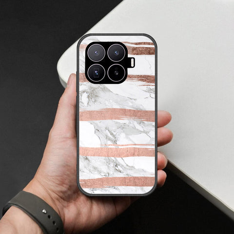 Xiaomi 17T Pro Cover - White Marble Series - HQ Ultra Shine Premium Infinity Glass Soft Silicon Borders Case