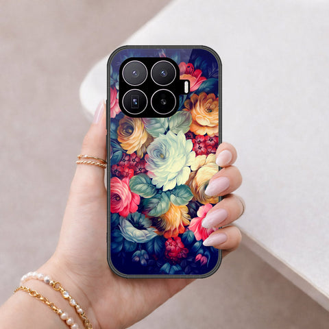 Xiaomi 17T Pro Cover - Floral Series 2 - HQ Ultra Shine Premium Infinity Glass Soft Silicon Borders Case