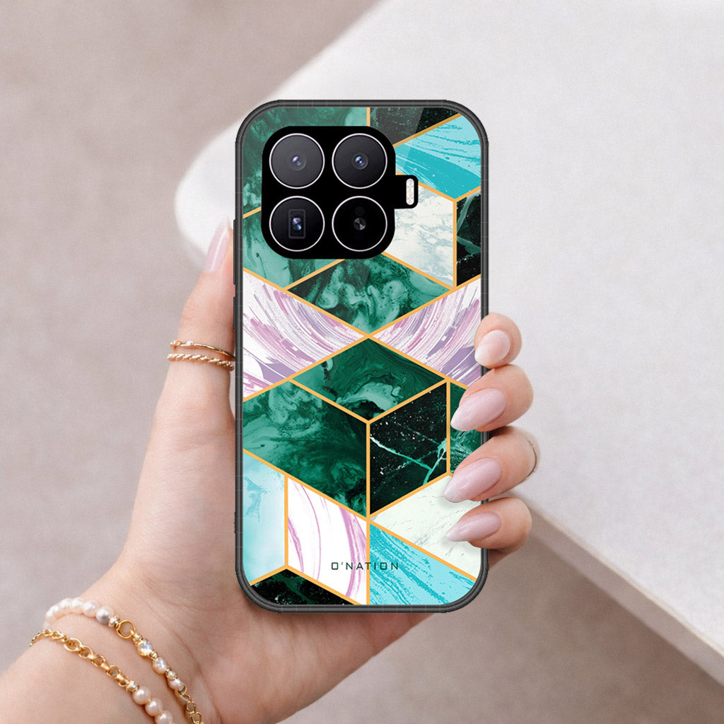 Xiaomi 17T Pro Cover - O'Nation Shades of Marble Series - HQ Ultra Shine Premium Infinity Glass Soft Silicon Borders Case