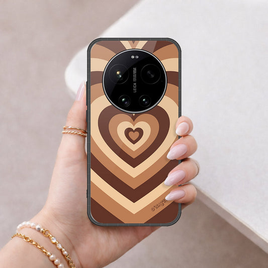 Xiaomi 17 Ultra Cover - O'Nation Heartbeat Series - HQ Ultra Shine Premium Infinity Glass Soft Silicon Borders Case
