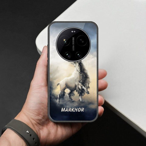 Xiaomi 17 Ultra Cover - Markhor Series - HQ Ultra Shine Premium Infinity Glass Soft Silicon Borders Case