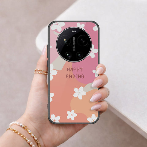Xiaomi 17 Ultra Cover - Happy Series - HQ Ultra Shine Premium Infinity Glass Soft Silicon Borders Case