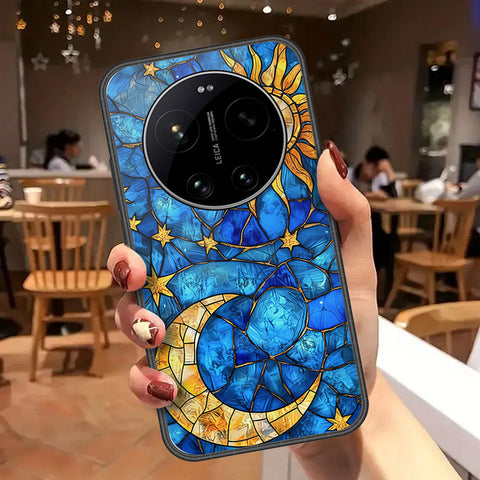 Xiaomi 17 Ultra Cover - Celestial Starry Universe Series - HQ Ultra Shine Premium Infinity Glass Soft Silicon Borders Case