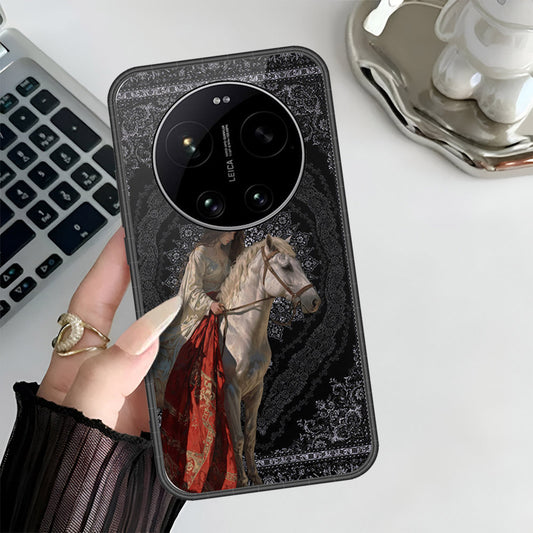 Xiaomi 17 Ultra Cover - ONation Persian Rugs Series 3 - HQ Ultra Shine Premium Infinity Glass Soft Silicon Borders Case