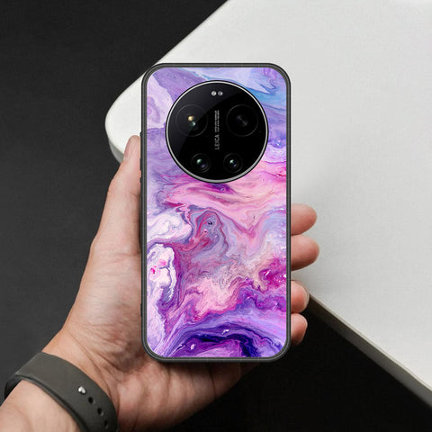 Xiaomi 17 Ultra Cover - Colorful Marble Series - HQ Ultra Shine Premium Infinity Glass Soft Silicon Borders Case