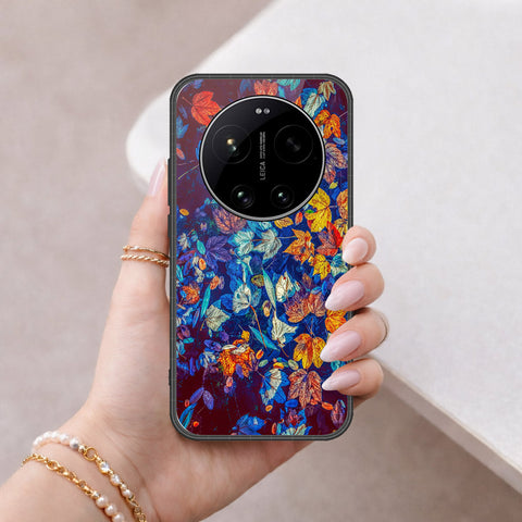 Xiaomi 17 Ultra Cover - Floral Series 2 - HQ Ultra Shine Premium Infinity Glass Soft Silicon Borders Case