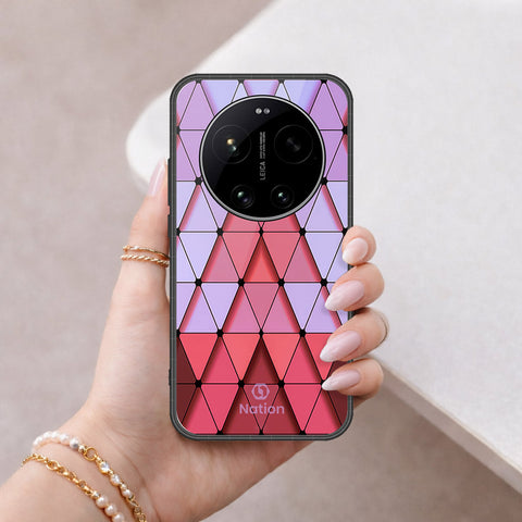 Xiaomi 17 Ultra Cover - Onation Pyramid Series - HQ Ultra Shine Premium Infinity Glass Soft Silicon Borders Case