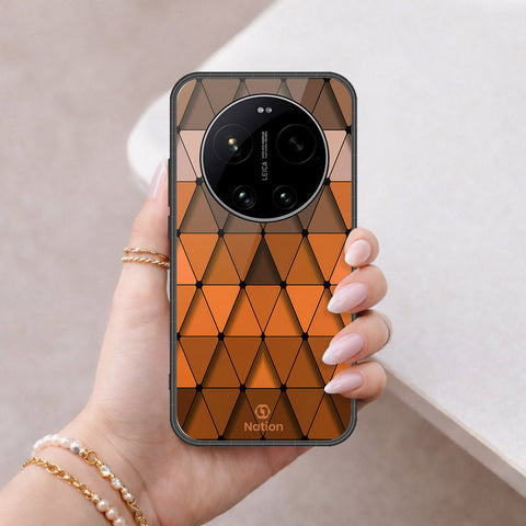 Xiaomi 17 Ultra Cover - Onation Pyramid Series - HQ Ultra Shine Premium Infinity Glass Soft Silicon Borders Case
