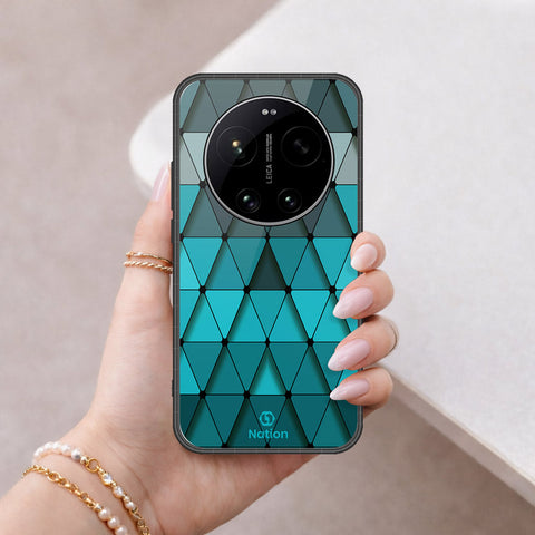 Xiaomi 17 Ultra Cover - Onation Pyramid Series - HQ Ultra Shine Premium Infinity Glass Soft Silicon Borders Case