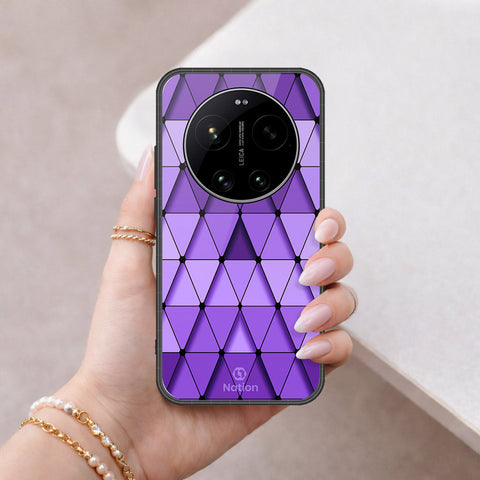 Xiaomi 17 Ultra Cover - Onation Pyramid Series - HQ Ultra Shine Premium Infinity Glass Soft Silicon Borders Case