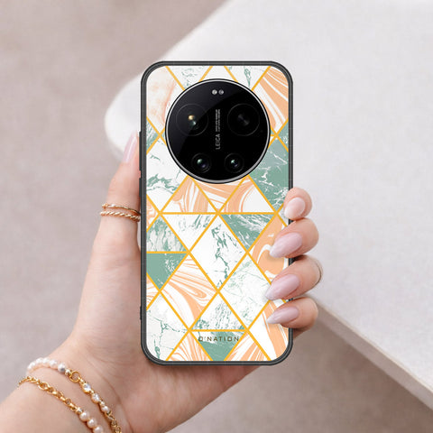 Xiaomi 17 Ultra Cover - O'Nation Shades of Marble Series - HQ Ultra Shine Premium Infinity Glass Soft Silicon Borders Case