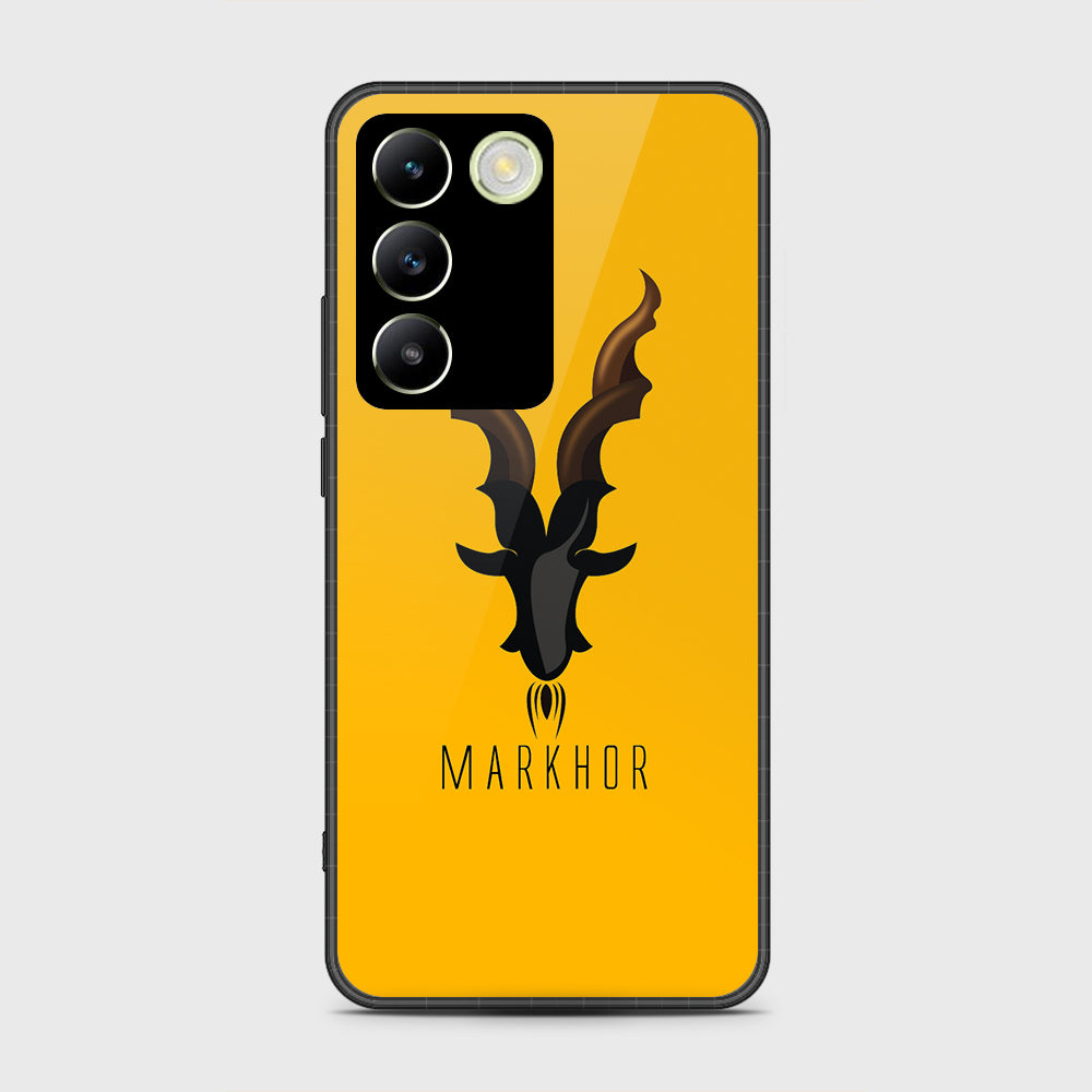Vivo Y200e Cover- Markhor Series - HQ Ultra Shine Premium Infinity Glass Soft Silicon Borders Case