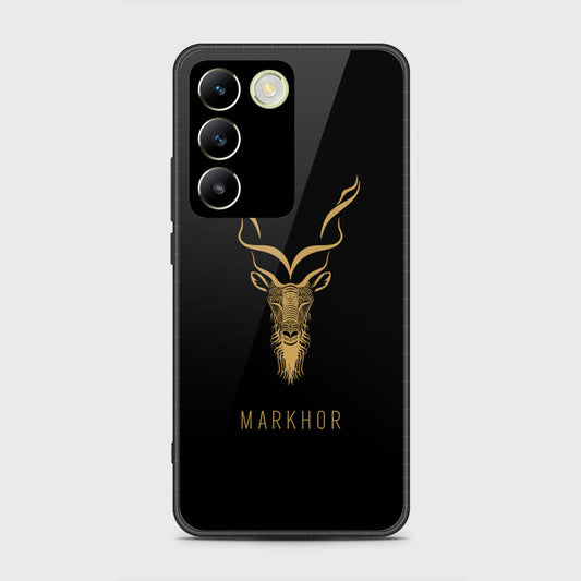 Vivo Y100 4G Cover- Markhor Series - HQ Ultra Shine Premium Infinity Glass Soft Silicon Borders Case (Fast Delivery)