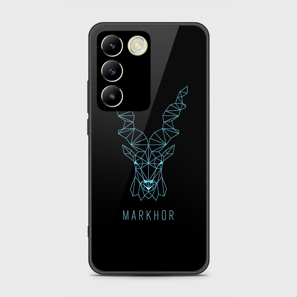 Vivo Y200e Cover- Markhor Series - HQ Ultra Shine Premium Infinity Glass Soft Silicon Borders Case (FAST DELIVERY AS)