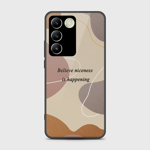 Vivo Y100 4G Cover- Happy Series - HQ Ultra Shine Premium Infinity Glass Soft Silicon Borders Case