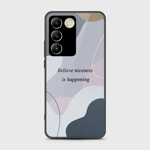 Vivo Y100 4G Cover- Happy Series - HQ Ultra Shine Premium Infinity Glass Soft Silicon Borders Case