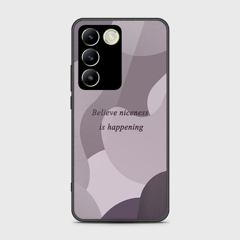 Vivo Y100 4G Cover- Happy Series - HQ Ultra Shine Premium Infinity Glass Soft Silicon Borders Case