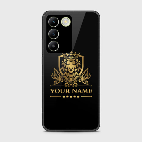 Vivo Y200e Cover- Gold Series - HQ Ultra Shine Premium Infinity Glass Soft Silicon Borders Case