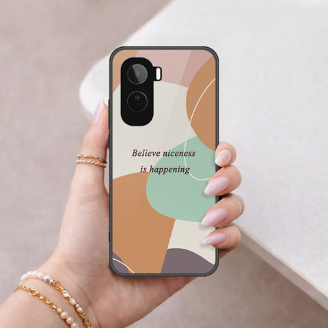 Vivo T5 Pro Cover - Happy Series - HQ Ultra Shine Premium Infinity Glass Soft Silicon Borders Case