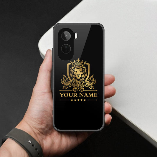 Vivo T5 Pro Cover - Gold Series - HQ Ultra Shine Premium Infinity Glass Soft Silicon Borders Case