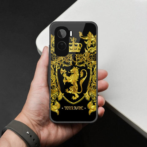 Vivo T5 Pro Cover - Gold Series - HQ Ultra Shine Premium Infinity Glass Soft Silicon Borders Case