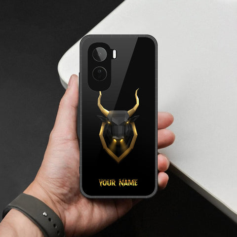 Vivo T5 Pro Cover - Gold Series - HQ Ultra Shine Premium Infinity Glass Soft Silicon Borders Case