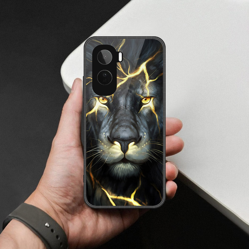Vivo T5 Pro Cover - Brave Series - HQ Ultra Shine Premium Infinity Glass Soft Silicon Borders Case