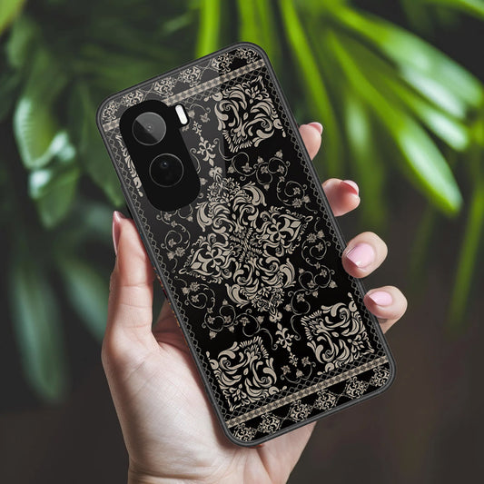 Vivo T5 Pro Cover - ONation Persian Rugs Series 2 - HQ Ultra Shine Premium Infinity Glass Soft Silicon Borders Case