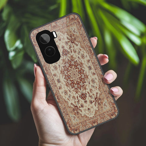 Vivo Y500 Cover - ONation Persian Rugs Series 2 - HQ Ultra Shine Premium Infinity Glass Soft Silicon Borders Case